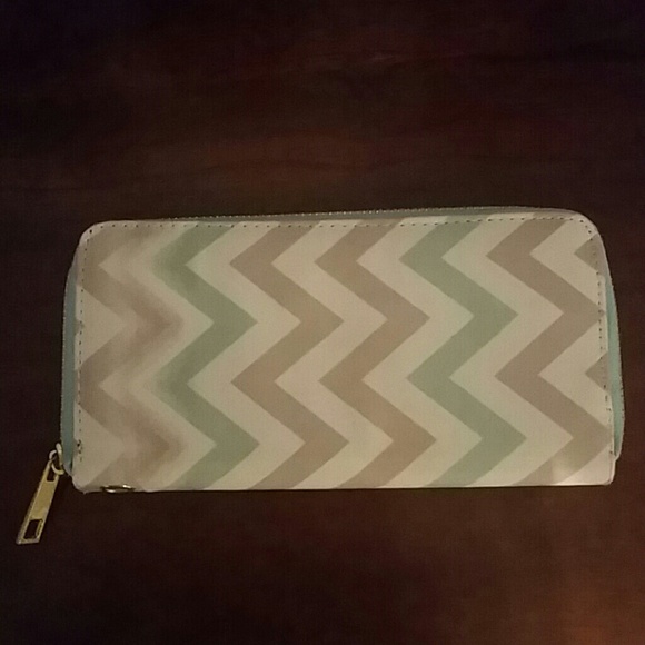 Chevron print wallet