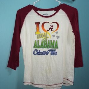Alabama Spirit Raglan Shirt