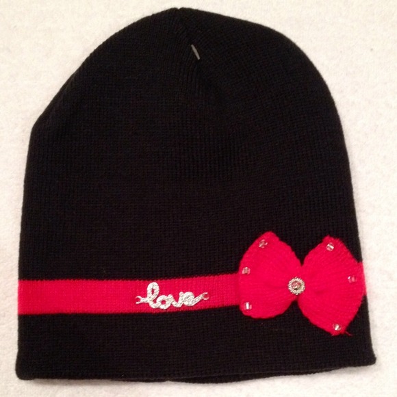 2 Left *L*O*V*E* Adorable Hand Embellished Beanie - Picture 2 of 4