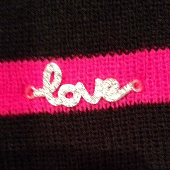 2 Left *L*O*V*E* Adorable Hand Embellished Beanie - Picture 3 of 4
