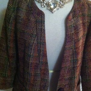 Cold water creek tweed jacket