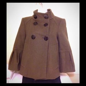 RESERVED Brown/khaki wool coat