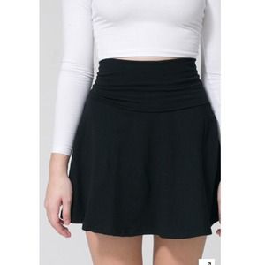 American Apparel High Waist Cotton Spandex Skirt S
