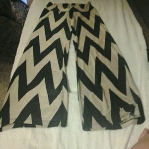 Girls Sz 8 Palazzo Pants Chevron KIDS