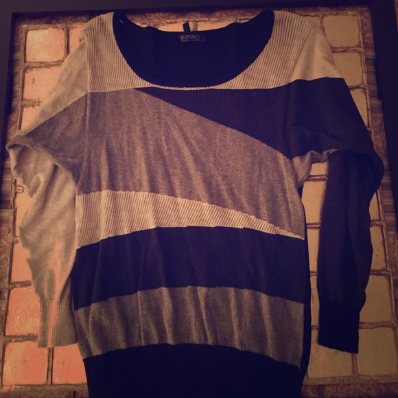 Buffalo (David Bitton) Grayscale Sweater