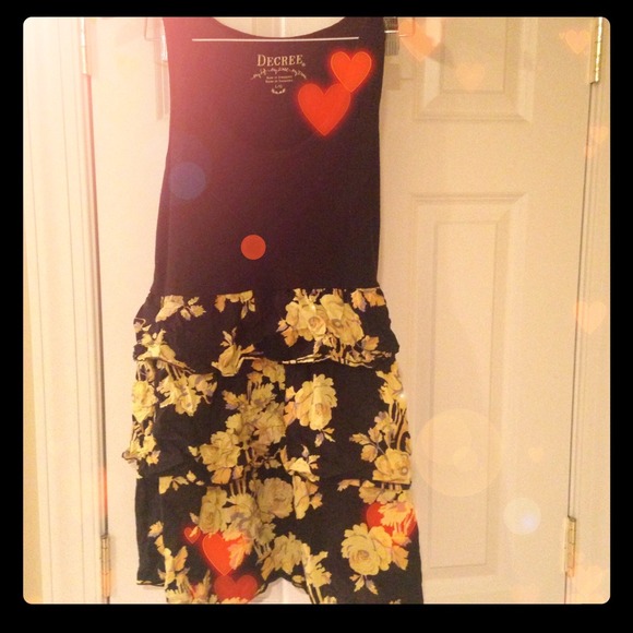 Black and Yellow Dress