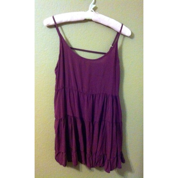 Brandy Melville Maroon Jada Dress