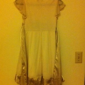 White Sparkly Formal Kids Dress