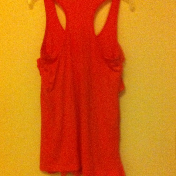 Pink Ruffle Styled Tank Top - Picture 2 of 2