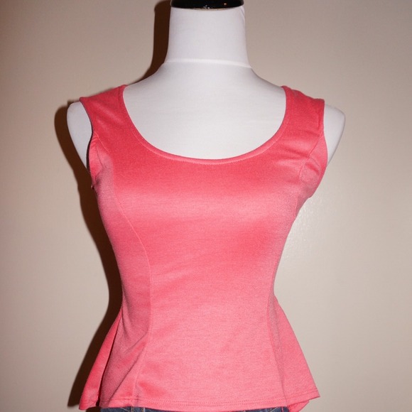 Peplum Sheer top