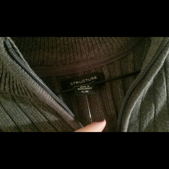 ☆☆ SOLD In Bundle ☆☆Men's Structure Qrtr Zip Swtr - Picture 2 of 4