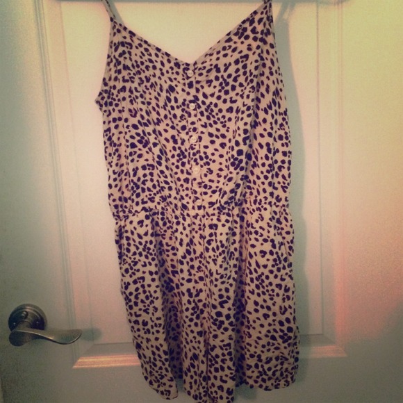 Cheetah romper