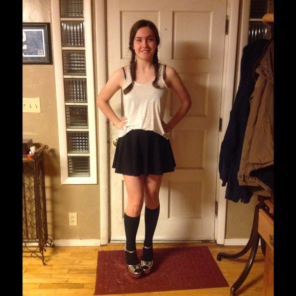 Aeropostale racer back white sequin tank