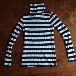 Jcrew striped turtleneck