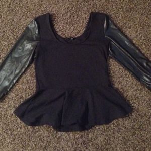BEBE PEPLUM