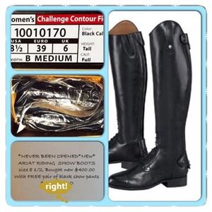 BRAND-NEW! Conquer Challenge Riding Boots Ariat