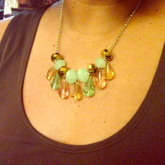 Crystal Necklace w/ earrings
