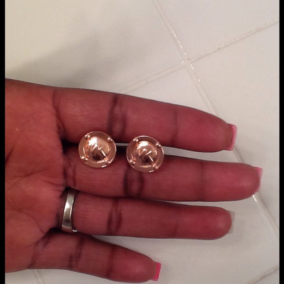 Rose gold MK Inspired earrings