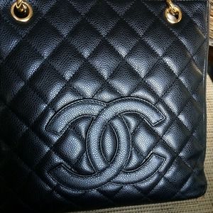 *SOLD Authentic Chanel PST Petite Shopper Tote Bag