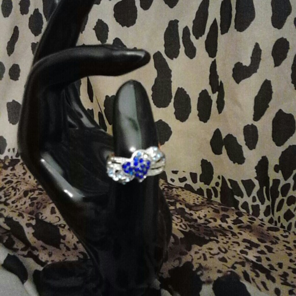 Blue heart ring!!