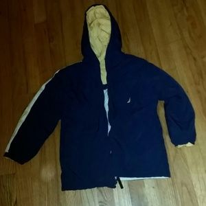 Reversible boys coat