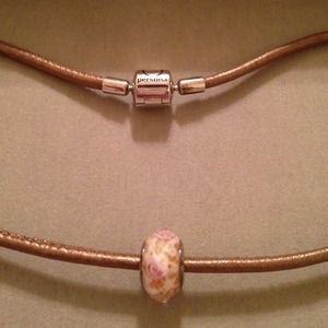 NWOT Persona Glass Bead Choker Style Necklace
