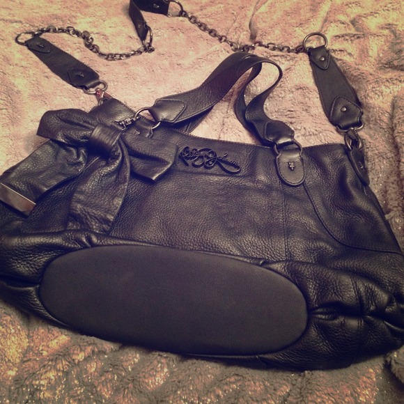 Betsey Johnson Handbags - Betsey Johnson leather skull bow