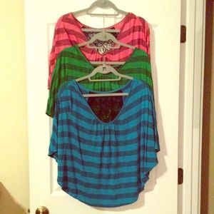 Striped Batwing Blouse Bundle from Kohl's