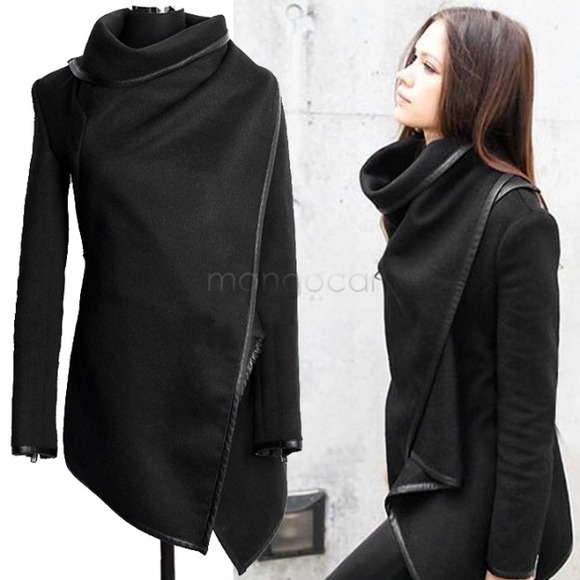 Outerwear - ⬇️new year sale⬇️Black warm wool coat/jacket