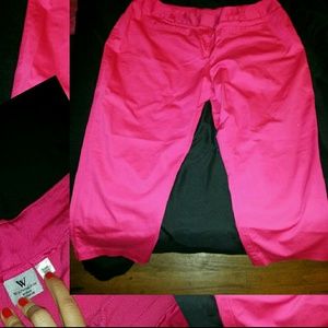 🚫 SOLD🚫 Breathless in fucsia crop pants! 💓