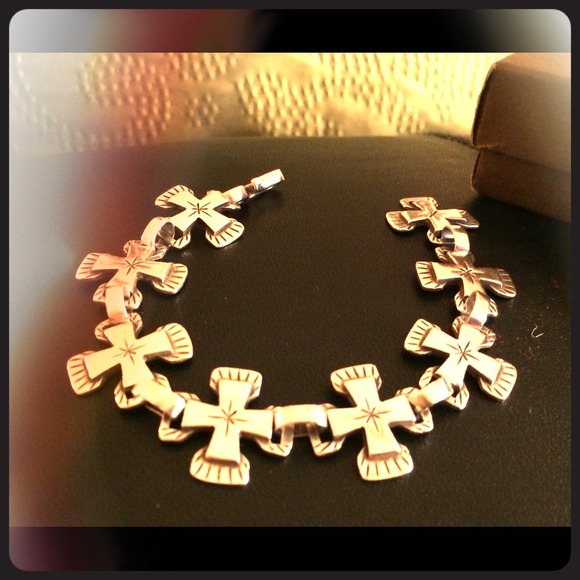 Jeep Collins link silver bracelet (James Avery)