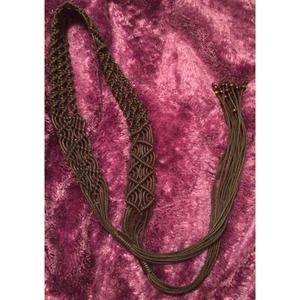 Woven Macrame Belt
