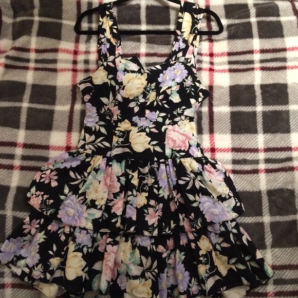 Vintage Ruffled Dress