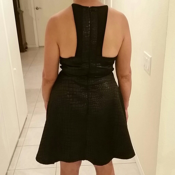 BNWT ASTR black snake design skater dress - Picture 2 of 4