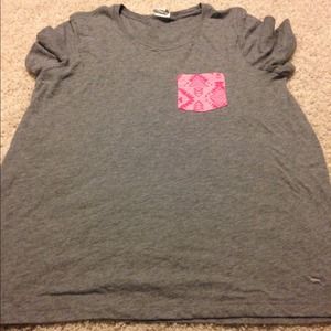 PINK Aztec pocket tee