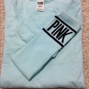 Blue t-shirt with socks