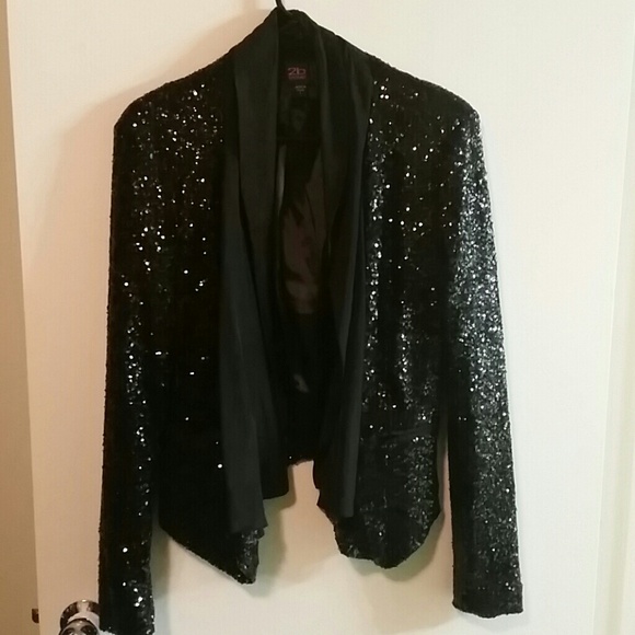 AMAZING Fully sequined tuxedo jacket