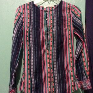 Long sleeve boho shirt