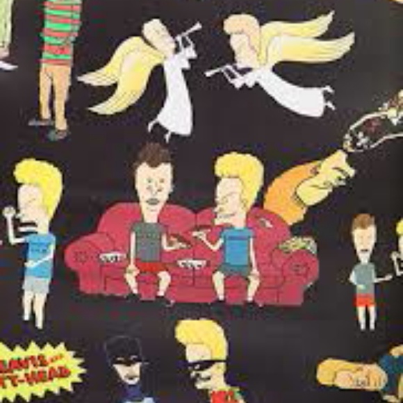 Want! Bevis and butthead crop top o-mighty black - Picture 2 of 2