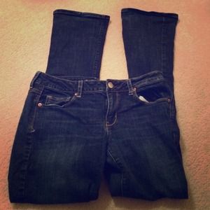 American Eagle Skinny Kick Jeans w/ Sparkle Pocket