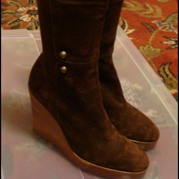Christian Louboutin wedge boots