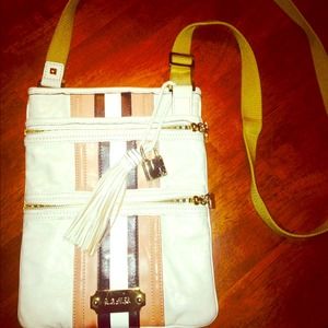 LAMB  Rhyme cross body tan/white/black
