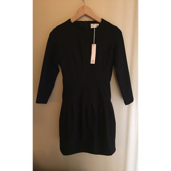NWT Structured Little Black Mini Dress - Picture 4 of 4