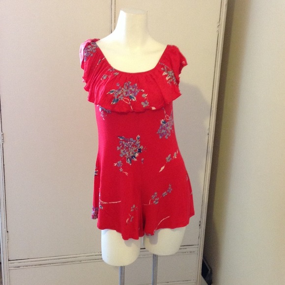 Urban Outfitters Other - Awesome Red Romper