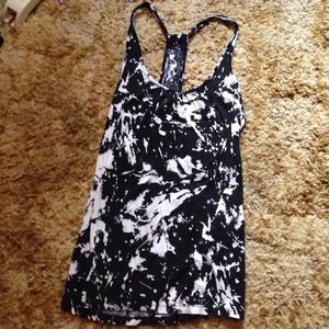 Paint splattered tank