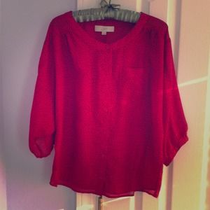 Loft dolman sleeve blouse