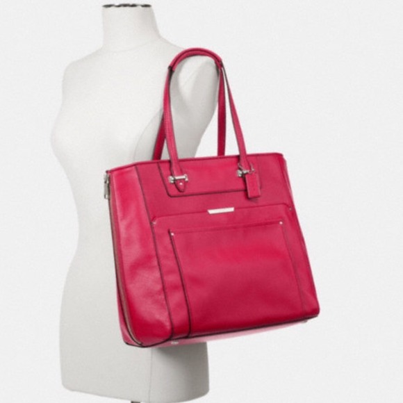 🎉3xHP🎉NWT Taylor Leather Large Fashion Tote - Picture 3 of 4