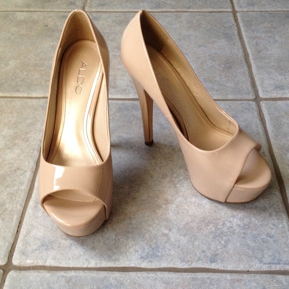 Open toe high heels