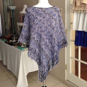 Missoni Large Weave Poncho