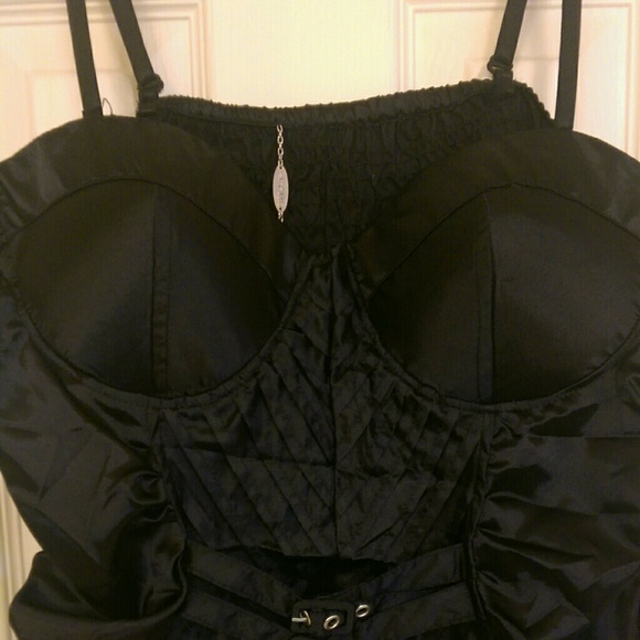 Corset blouse black